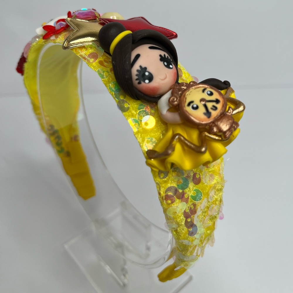 Beauty & the Beast handmade headband NWOT